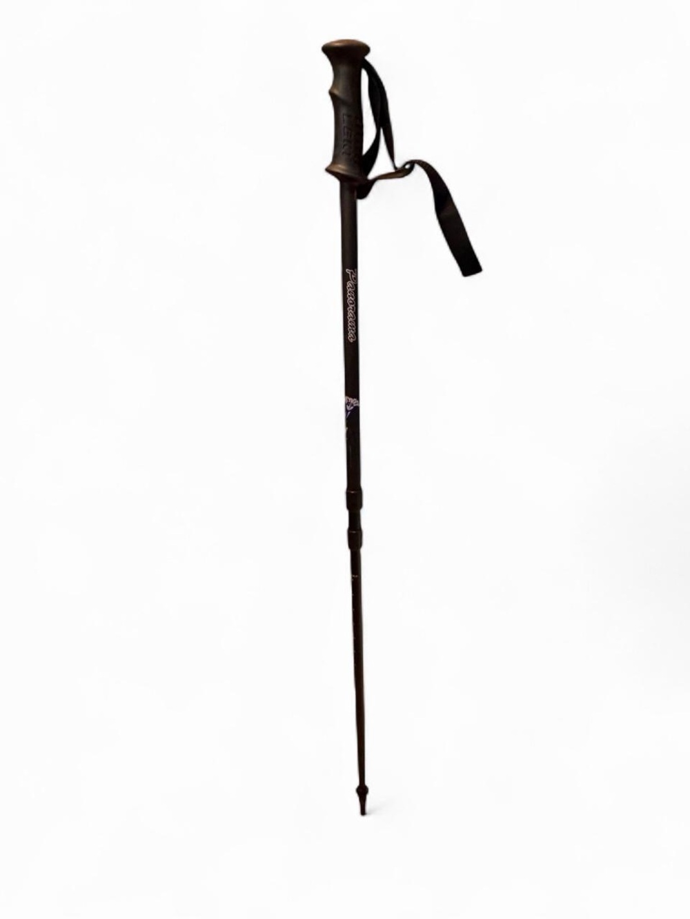 Lightweight Black Walking Pole with Ergonomic Grip